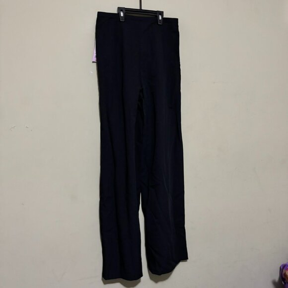 Wild Fable Black Wide-Leg Trousers High Waist Pleated Dress Pants – Size Small - Picture 3 of 6